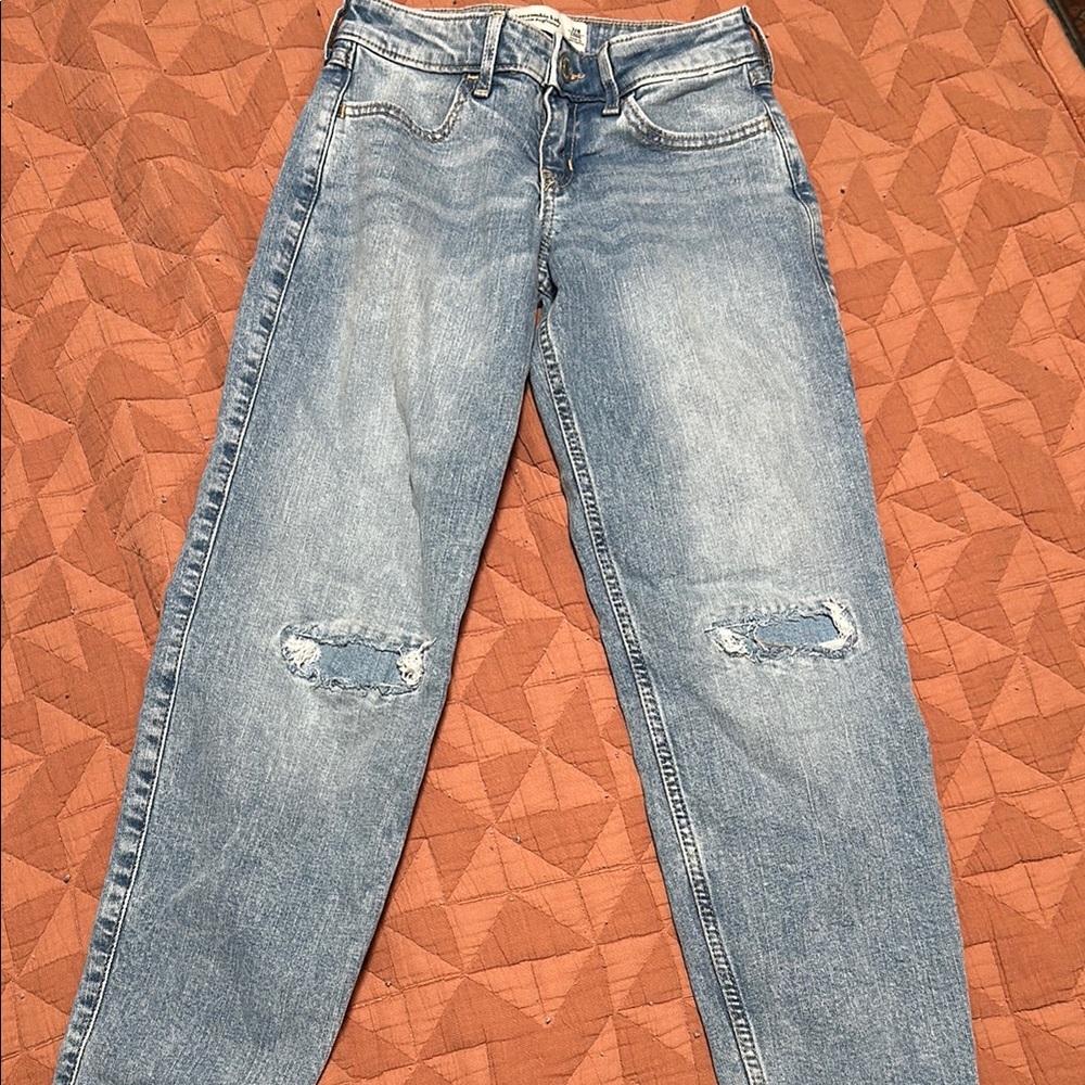 Girl’s Blue Jeans- Abercrombie Kids-Long